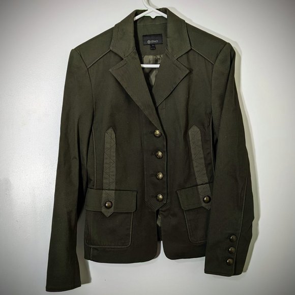 Idao army style skirt and blazer ensemble - Picture 2 of 9